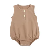 Customizable Embroidered Infant Jumpsuit in Solid Colors