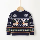 Cartoon Kids Christmas Sweater Pullover