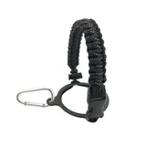 Stainless Steel Wide Mouth Water Bottle Paracord Handle Shoulder Strap  For Bottle Camping Hiking Accessories