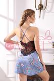 KISS ME ANGEL foreign trade new fashion temperament outer wear low-cut lace suspenders sexy pajamas home clothes