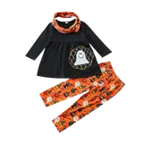 Halloween Outfit for Kids in Orange
