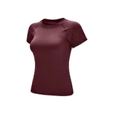 Gym Women's Seamless Elastic T-Shirts 2022