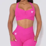 Neon Pink Workout Set For Women