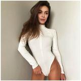 2023 leotards Gymnastics Girls Bodysuits for women Sexy  Solid  Body Suits Breathable  Swimsuit Spandex Long Sleeves