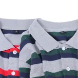 Custom men's striped polo shirt