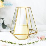 taper gold glass candle holder candlestick holder and candle jars lantern hurricane candle holder decorative