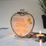 Loving Memory Votive Couple Swan Heart Tea Light Candle Holder Candlestick Candle Stand Table Centerpieces Nurse Gifts