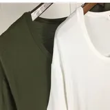 Modal V-Neck T-Shirt Dresses for Women