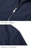 Sporty Lightweight Full Zip Windbreaker Jackets