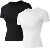 Polyester Spandex Sports Running Women T-shirts