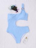 2023 leotards Girls Plus Size Bodysuits for women Sexy Slip One Shoulder Shape wear Solid Body Suits Breathable Swimsuit Spandex