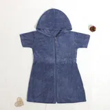 Hooded Terry Cloth Beach Dress Robe