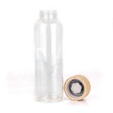 350ml Cylinder Glass Water Bottle
