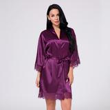 Hot Selling Breathable Sexy Sleeping Dress With Lace Sexy Night Dress Silk Pajamas