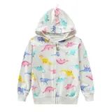 Personalized Cotton Girl's Zip-Up Hoodies