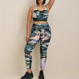 Bold Printed Plus Size Activewear Sets