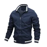 Stylish Men's Windbreaker Jacket in Plus Size