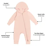 Premium Bamboo Rompers with Hoodie