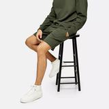 Wholesale men custom color jersey drawstring loose casual shorts