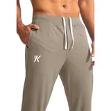 Men's Khaki Track Joggers Pants