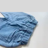 Kids' Casual Blue Denim Overalls - Retro Style