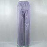 2023 Summer Wide Leg Pants Straight Fashion Versatile Purple Casual Pants Women's Clothing