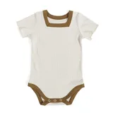 Rompers for babies with ribbed design