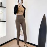 Premium Women's Leggings High Waist Regular and Plus Size bamboo organic pants custom print logo yoga wear