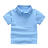 Summer Children's Polo Shirt with Custom Embroidery