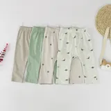 Printed Cotton Baby Pajama Trousers Unisex