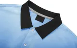 Men's Cotton Polo Shirts Patchwork Golf