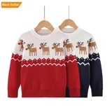 Kids Christmas Knit Sweater for Ages 3-9