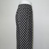 Black and white checkerboard girl high street ins casual pants loose wide-leg pants women's pants