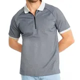 Sports Polo Shirt 1/4 Zipper Top