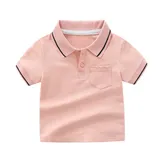 Summer Children Polo Shirts Printing Sleeve