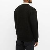 New arrival custom round collar solid color knitted wool sweater for men