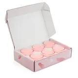 6-Pack Of Secret Wish Pink Candles For Weddings
