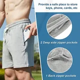 Mens Athletic Gym Shorts with Pockets