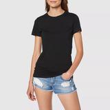 Women's cotton graphic fitness t shirt solid color breathable fabric women's basic top t shirt