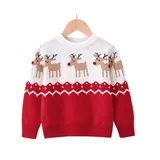 Festive kids Christmas sweater with Nordic design
