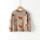 Christmas jacquard sweater for children