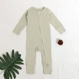Autumn bamboo kids jumpsuit solid rompers