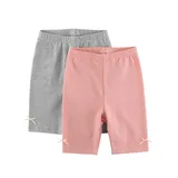 Custom Embroidered Girls' Cotton Shorts Breathable