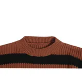Knitted girls sweater for winter