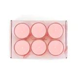 6-Pack Of Secret Wish Pink Candles For Weddings