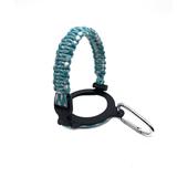 Paracord Strap  Water Bottle Handle for 2.0 New Wide Mouth Bottles Hiking - Assembled with Safety Ring and Carabiner