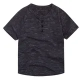 Boys Henley T-Shirt Raglan Top