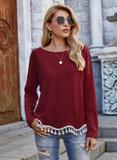 Knitted Ribbed Blouse