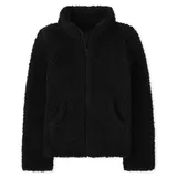Girls Sherpa Fleece Zip Jacket with Pocket