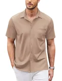 Custom Men's Casual Pique Shirts Beach Tops